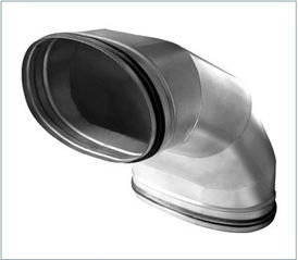 工業管道中的四種常見彎頭 90°彎頭、咬口彎、沖壓彎與蝦米彎及其連接件法蘭